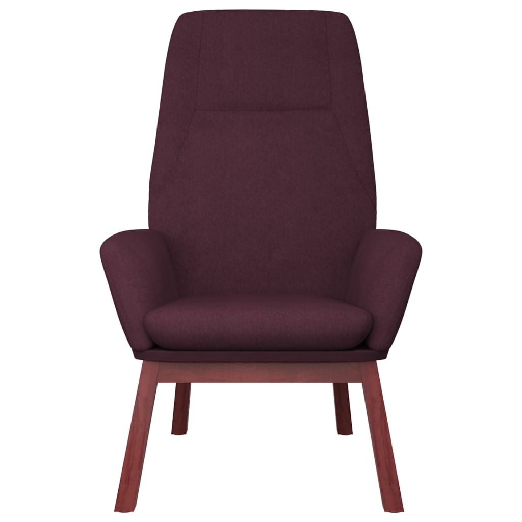 vidaXL Chaise de relaxation Violet Tissu