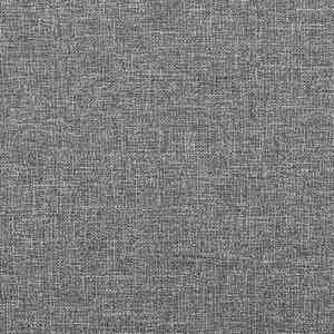 Relaxační křeslo světle šedé textil - obrázek 7