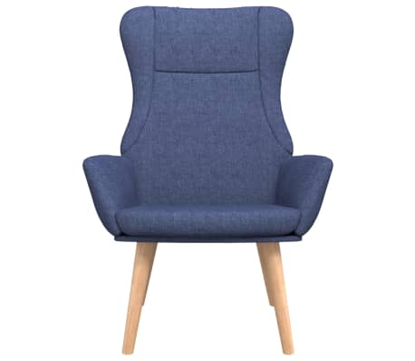 vidaXL Relaxsessel Blau Stoff