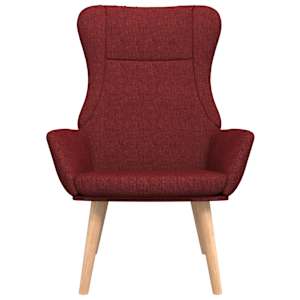 Relaxační křeslo vínové textil - obrázek 3