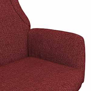 Relaxační křeslo vínové textil - obrázek 6