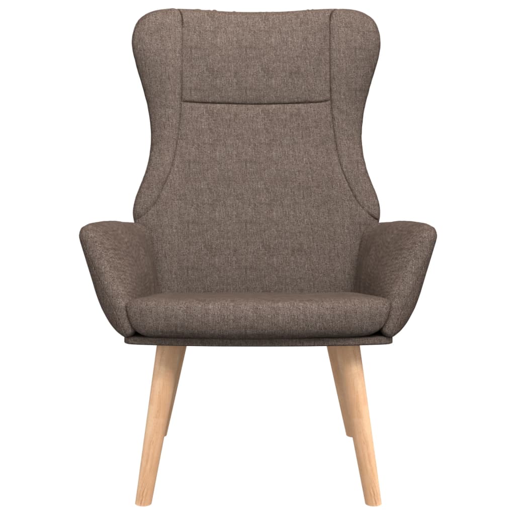 

vidaXL Relaxstoel stof taupe