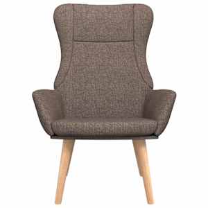 Relaxační židle taupe textil - obrázek 3