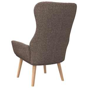 Relaxační židle taupe textil - obrázek 5