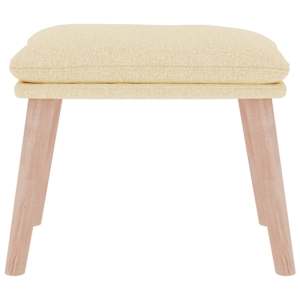 vidaXL Tabure krem 45 x 29,5 x 35 cm od tkanine