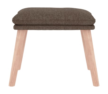 vidaXL Repose-pied Taupe 45x29,5x35 cm Tissu