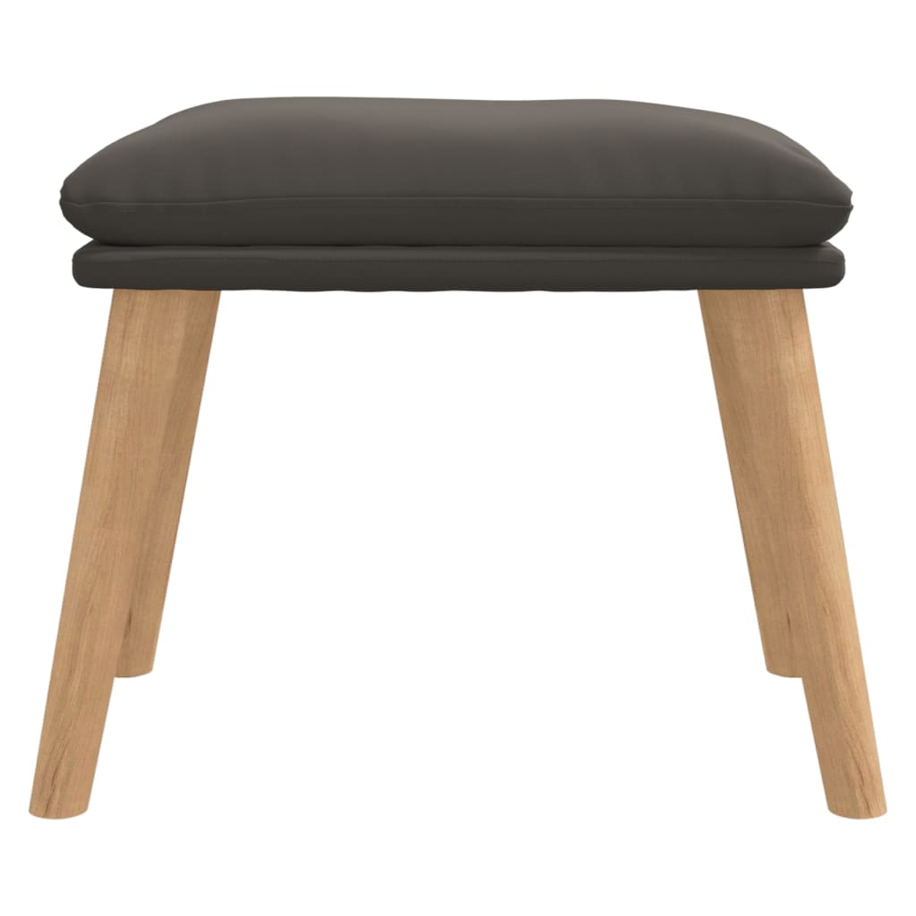 

vidaXL Voetenbank 45x29,5x39 cm fluweel donkergrijs
