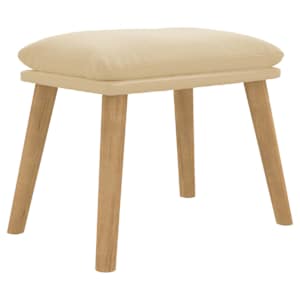 vidaXL jalapink, kreemjasvalge, 45x29,5x35 cm, samet