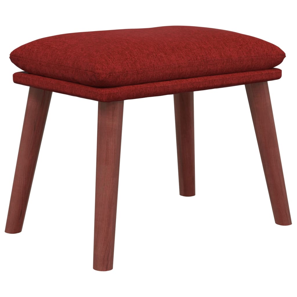 vidaXL Podnožka vínová 45 x 29,5 x 35 cm textil