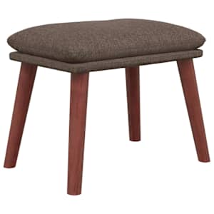 vidaXL jalapink, pruunikashall, 45 x 29,5 x 35 cm, kangas