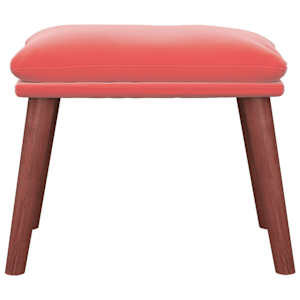 vidaXL Pakoja, rožinės spalvos, 45x29,5x35cm, aksomas