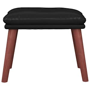 vidaXL Repose-pied Noir 45x29,5x35 cm Similicuir