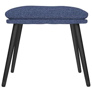 Podnožka modrá 45 x 29,5 x 35 cm textil - obrázek 3