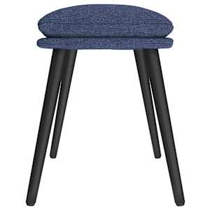 Podnožka modrá 45 x 29,5 x 35 cm textil - obrázek 4
