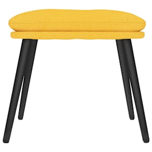 Podnožka hořčicově žlutá 45 x 29,5 x 35 cm textil - obrázek 3