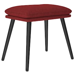 vidaXL jalapink, veinipunane, 45 x 29,5 x 35 cm, kangas