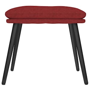 vidaXL Taburet, roșu vin, 45x29,5x35 cm, material textil