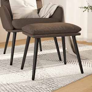 Podnožka taupe 45 x 29,5 x 35 cm textil - obrázek 1