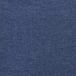 Podnožka modrá 45x29,5x35 cm textil a umělá kůže - obrázek 5