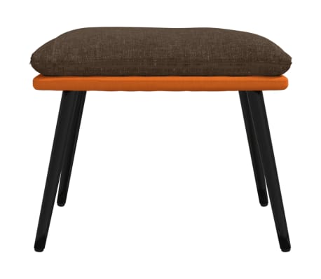 vidaXL Pakoja, rudos ir oranžinės spalvos, 45x29,5x35cm, audinys