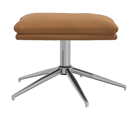 vidaXL Pakoja, taupe spalvos, 60x60x35cm, mikropluo&scaron;to audinys