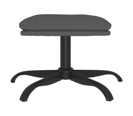 vidaXL Pakoja, tamsiai pilkos spalvos, 60x60x36cm, audinys