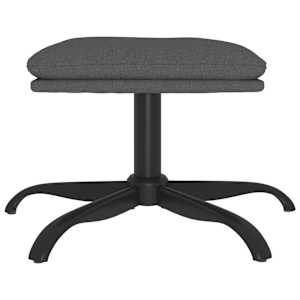 vidaXL Pakoja, tamsiai pilkos spalvos, 60x60x36cm, audinys