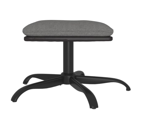 vidaXL Pakoja, &scaron;viesiai pilkos spalvos, 60x60x36cm, audinys