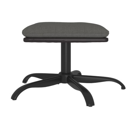 vidaXL Pakoja, tamsiai pilkos spalvos, 60x60x36cm, audinys