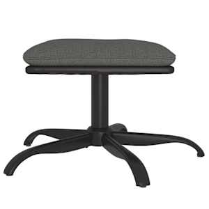 vidaXL Pakoja, tamsiai pilkos spalvos, 60x60x36cm, audinys