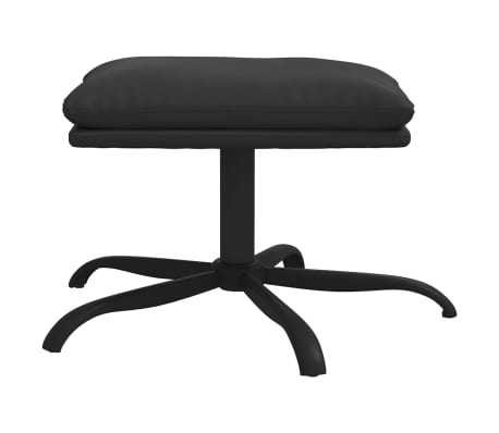 vidaXL Pakoja, juodos spalvos, 45x29,5x36cm, dirbtinė oda, blizgi