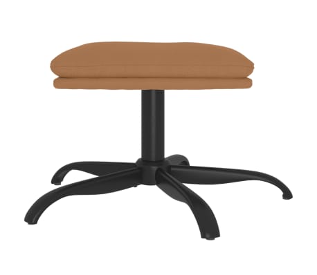 vidaXL Reposapi&eacute;s tela de microfibra gris taupe 60x60x36 cm