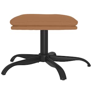 vidaXL Reposapi&eacute;s tela de microfibra gris taupe 60x60x36 cm