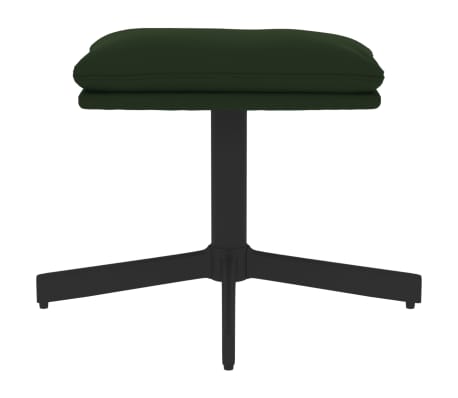vidaXL Podnožka tmavě zelen&aacute; 60x60x36 cm samet