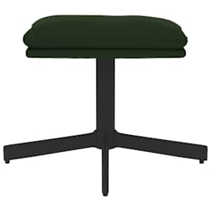 vidaXL Podnožka tmavě zelen&aacute; 60x60x36 cm samet