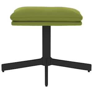 vidaXL kājsoliņ&scaron;, 60x60x36 cm, gai&scaron;i zaļ&scaron; samts