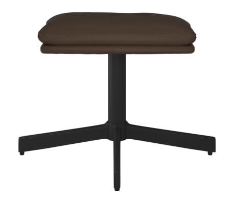 vidaXL jalapink, pruun, 60x60x36 cm, kunstnahk