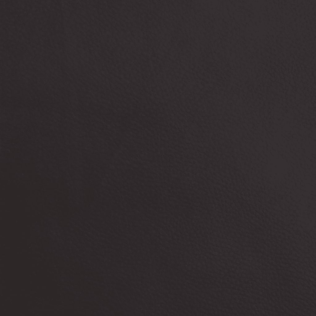 sötétszürke szövet és műbőr lábzsámoly 60x60x36 cm