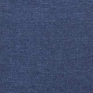 Podnožka modrá 60x60x36 cm textil a umělá kůže - obrázek 5