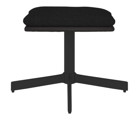 vidaXL Pakoja, juodos spalvos, 60x60x36cm, dirbtinė oda