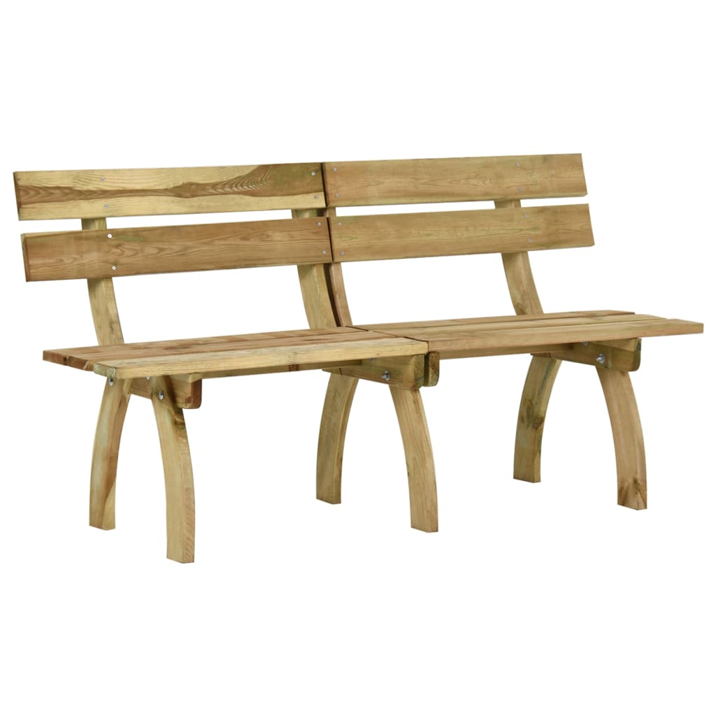 vidaXL Banc de jardin 160 cm Bois de pin imprégné