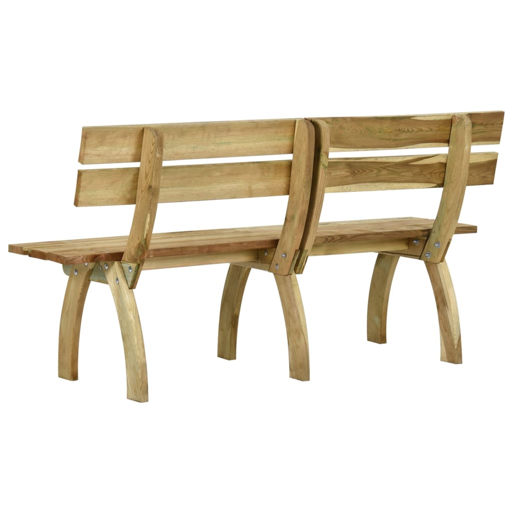 Zahradní lavice 160 cm impregnované borové dřevo