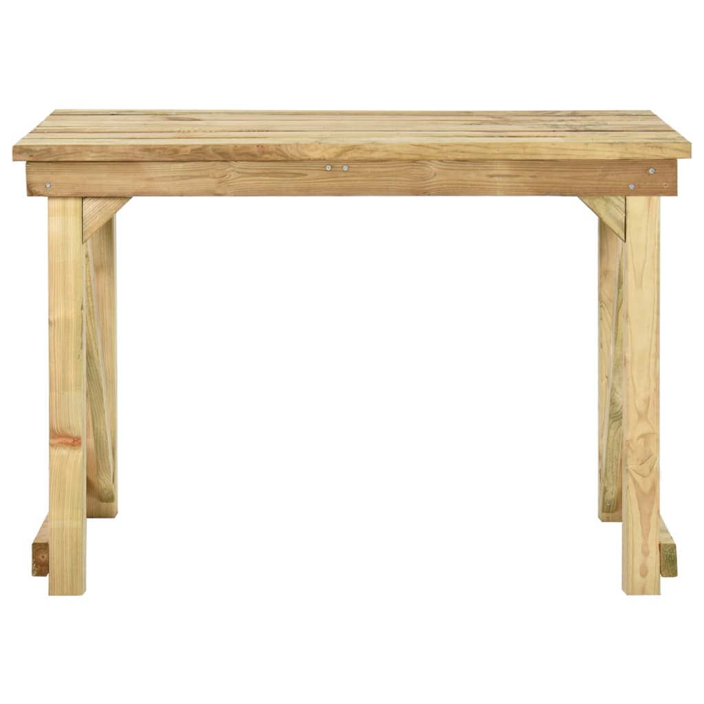 

vidaXL Tuintafel 110x79x75 cm geïmpregneerd grenenhout