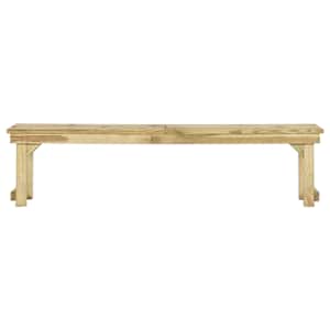 vidaXL Sodo suoliukas, 180cm, impregnuota pu&scaron;ies mediena