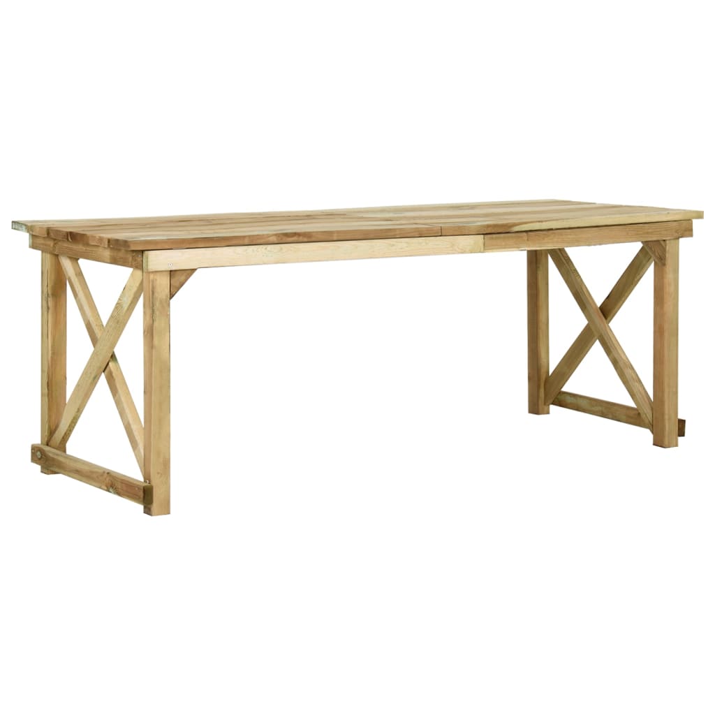 Zahradní stůl 200 x 79 x 75 cm impregnované borové dřevo