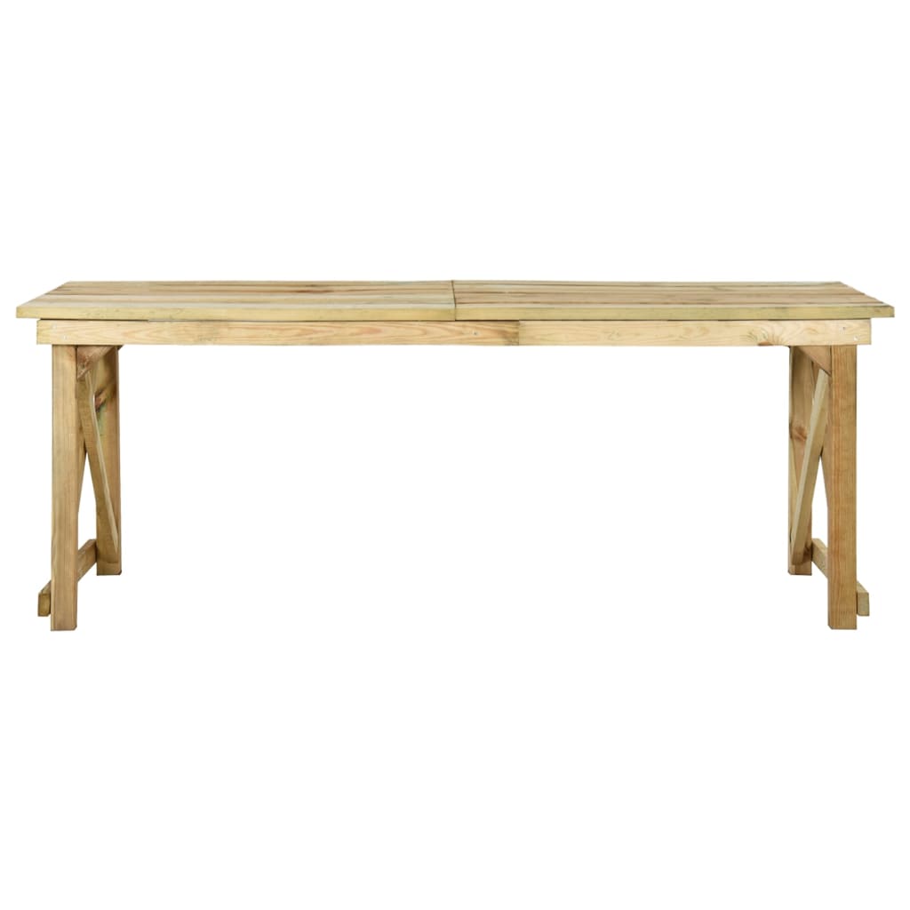 

vidaXL Tuintafel 200x79x75 cm geïmpregneerd grenenhout
