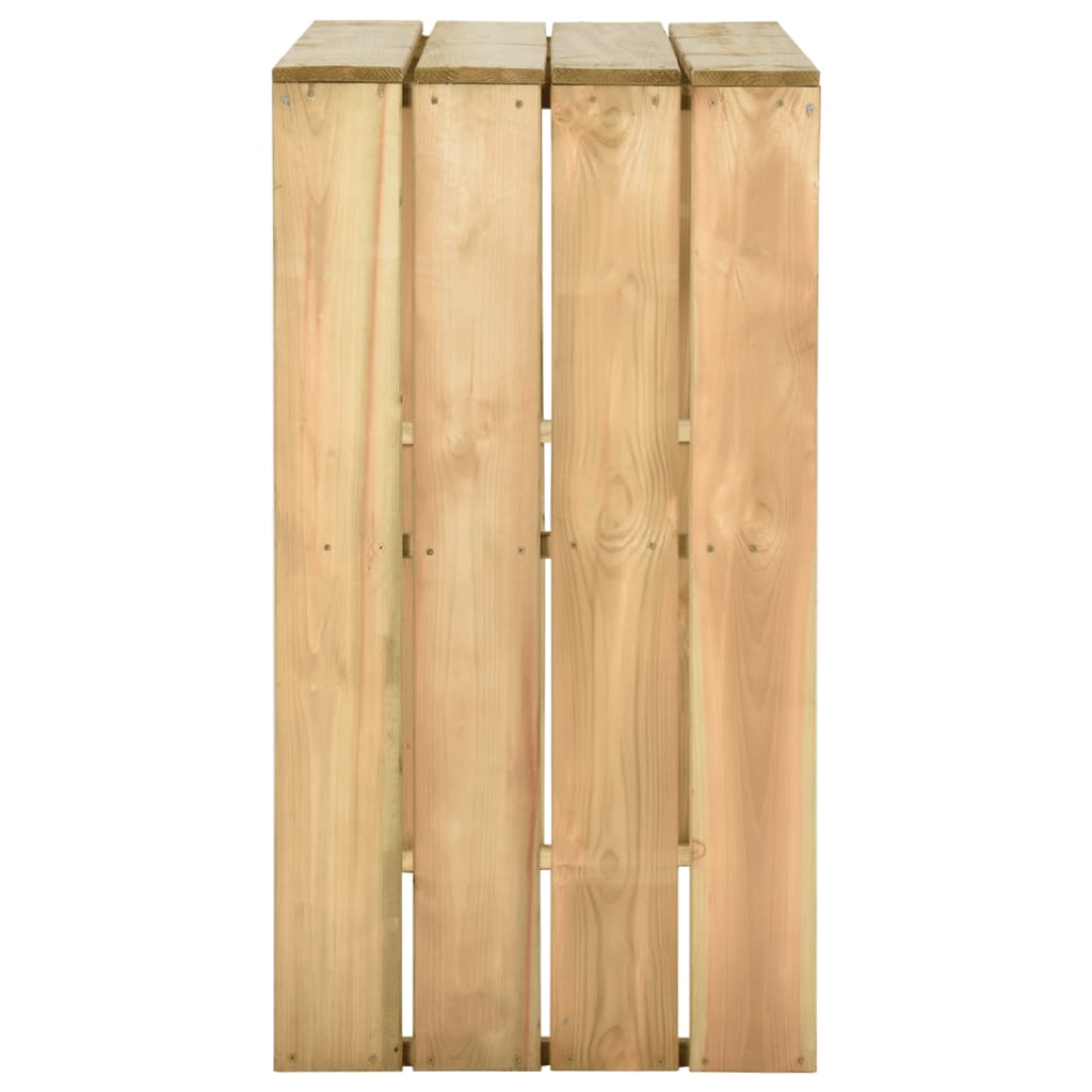 Barový stůl 100 x 60 x 110 cm impregnovaná borovice