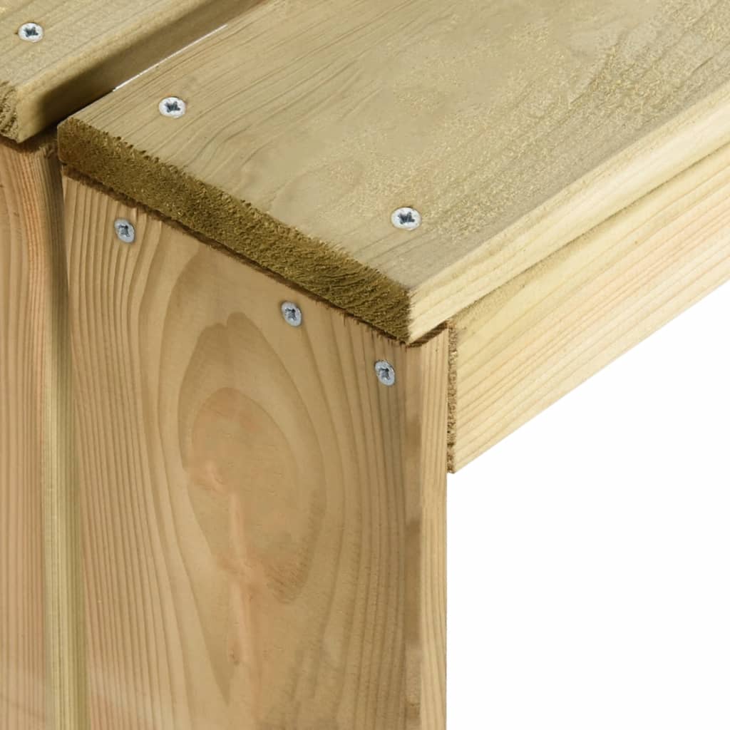 Barový stůl 100 x 60 x 110 cm impregnovaná borovice