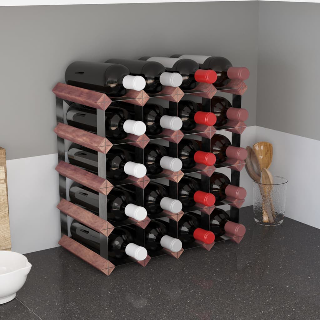 Étagère à vin H150 cm capacité 140 bouteilles bois massif