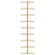 Ultra Wine Racks Wall Mounted Label-Out Wine Racks (2 Feet 2 Deep, Matte Black, 12 Wine Bottles) - Modern Metal Wine Storage, For Home Bar, Kitchen, Dining Rooms, & Wine Cellars
